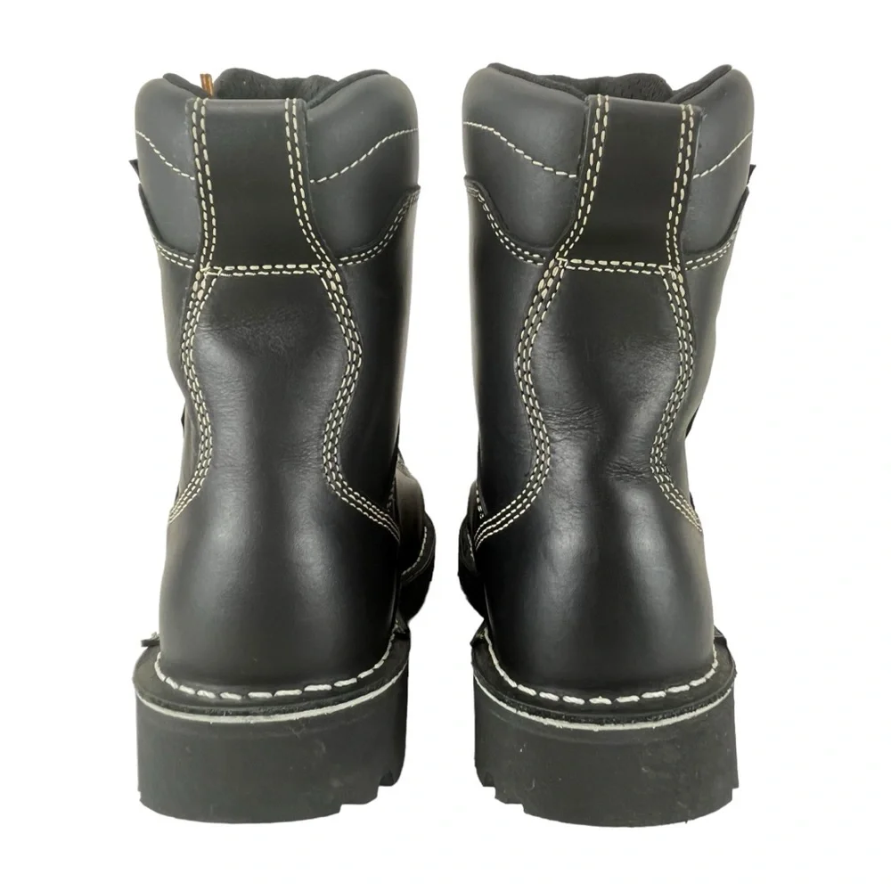 Danner Quarry USA Men 7.5D‎ Black Gore Tex EH Vibram Heavy Duty Work Boots
